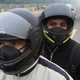Two-wheeler riders in the city on Nov. 7.